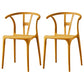 Modern Style Plastic Dining Chair Stackable Armless Dining Side Chair for Kitchen Ginger 2 Piece Set Clearhalo ' kitchen&dining_furn' 'Dining Chairs' 'Dining Tables & Seating' 'dining_chair' 'furn' 'furn_dining_chair' 'Furniture' 'furniture_dining_chair' 'Kitchen & Dining Furniture' 'kitchen' 3885674
