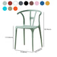 Modern Style Plastic Dining Chair Stackable Armless Dining Side Chair for Kitchen Clearhalo ' kitchen&dining_furn' 'Dining Chairs' 'Dining Tables & Seating' 'dining_chair' 'furn' 'furn_dining_chair' 'Furniture' 'furniture_dining_chair' 'Kitchen & Dining Furniture' 'kitchen' 3885682
