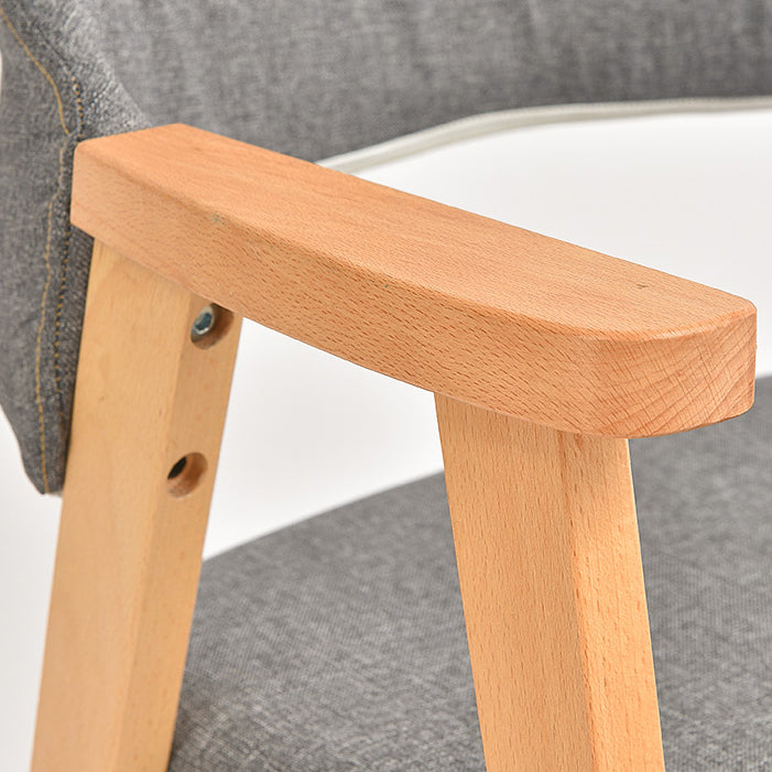 Modern Style Wooden Dining Chair Open Back Single Dining Side Arm Chair for Kitchen Clearhalo ' kitchen&dining_furn' 'Dining Chairs' 'Dining Tables & Seating' 'dining_chair' 'furn' 'furn_dining_chair' 'Furniture' 'furniture_dining_chair' 'Kitchen & Dining Furniture' 'kitchen' 3885717