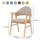 Modern Style Wooden Dining Chair Open Back Single Dining Side Arm Chair for Kitchen Clearhalo ' kitchen&dining_furn' 'Dining Chairs' 'Dining Tables & Seating' 'dining_chair' 'furn' 'furn_dining_chair' 'Furniture' 'furniture_dining_chair' 'Kitchen & Dining Furniture' 'kitchen' 3885725
