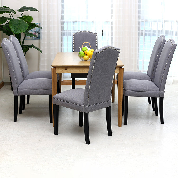 Contemporary Style Wooden Dining Chair Dining Armless Side Chairs for Kitchen Clearhalo ' kitchen&dining_furn' 'Dining Chairs' 'Dining Tables & Seating' 'dining_chair' 'furn' 'furn_dining_chair' 'Furniture' 'furniture_dining_chair' 'Kitchen & Dining Furniture' 'kitchen' 3885726