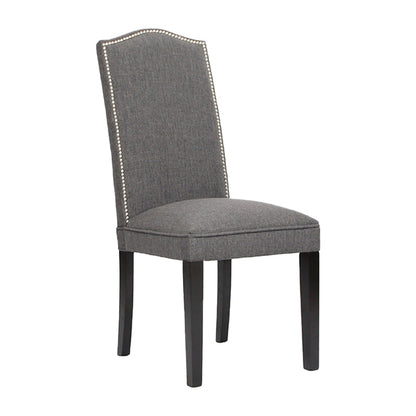 Contemporary Style Wooden Dining Chair Dining Armless Side Chairs for Kitchen Dark Gray 1 Piece Clearhalo ' kitchen&dining_furn' 'Dining Chairs' 'Dining Tables & Seating' 'dining_chair' 'furn' 'furn_dining_chair' 'Furniture' 'furniture_dining_chair' 'Kitchen & Dining Furniture' 'kitchen' 3885727