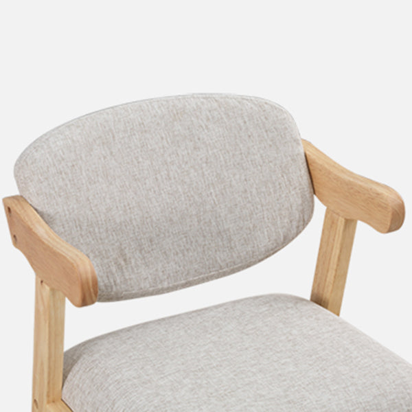 Modern Style Wooden Dining Chair Open Back Single Dining Arm Chair for Kitchen Clearhalo ' kitchen&dining_furn' 'Dining Chairs' 'Dining Tables & Seating' 'dining_chair' 'furn' 'furn_dining_chair' 'Furniture' 'furniture_dining_chair' 'Kitchen & Dining Furniture' 'kitchen' 3885757