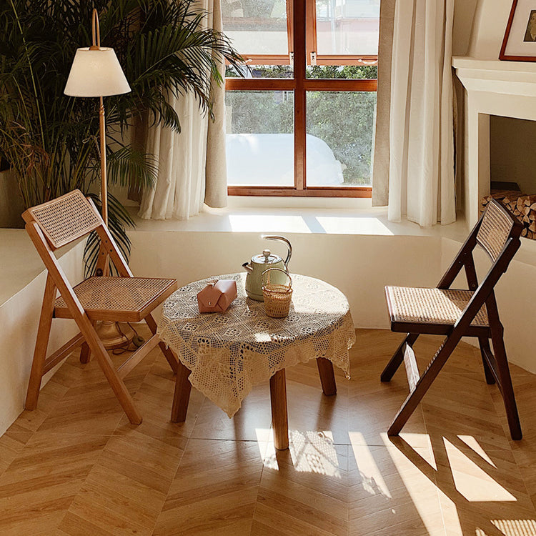 Modern Style Rubberwood Chair Set Open Back Side Kitchen Single Dining Chair Clearhalo ' kitchen&dining_furn' 'Dining Chairs' 'Dining Tables & Seating' 'dining_chair' 'furn' 'furn_dining_chair' 'Furniture' 'furniture_dining_chair' 'Kitchen & Dining Furniture' 'kitchen' 3885765