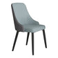 Scandinavian Home Side Chair Metal Wingback Upholstered Dining Room Chair Blue-Gray 1 Piece Clearhalo ' kitchen&dining_furn' 'Dining Chairs' 'Dining Tables & Seating' 'dining_chair' 'furn' 'furn_dining_chair' 'Furniture' 'furniture_dining_chair' 'Kitchen & Dining Furniture' 'kitchen' 3885846