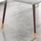 Industrial Style MDF Dining Table 4 Legs Carbon Steel Base Rectangle Table for Home Clearhalo ' dining_table' 'Dining Tables & Seating' 'Dining Tables' 'furn' 'furn_dining_table' 'Furniture' 'furniture_dining_table' 'Kitchen & Dining Furniture' 'kitchen&dining_furn' 'kitchen' 'kitchen_dining_table' 3885924
