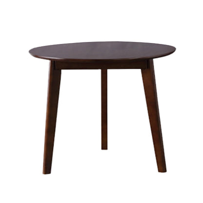 Simplicity Round Dining Site Table Solid Wood Dining Room Home Furniture Brown Without Chairs Clearhalo ' dining_table' 'Dining Tables & Seating' 'Dining Tables' 'furn' 'furn_dining_table' 'Furniture' 'furniture_dining_table' 'Kitchen & Dining Furniture' 'kitchen&dining_furn' 'kitchen' 'kitchen_dining_table' 3885932