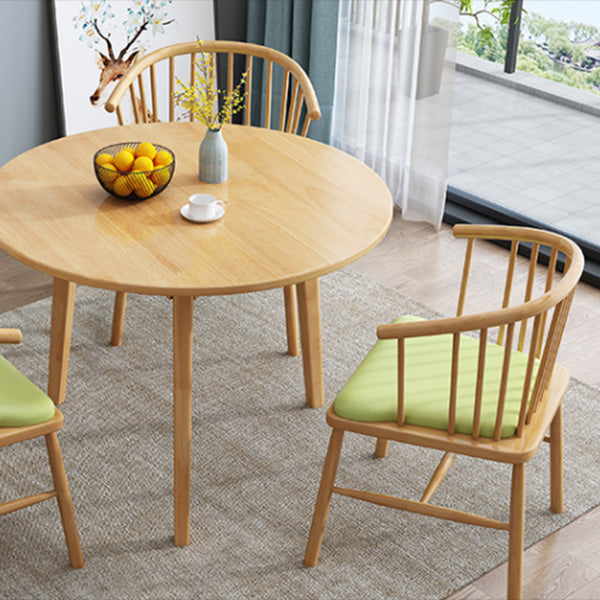 Simplicity Round Dining Site Table Solid Wood Dining Room Home Furniture Clearhalo ' dining_table' 'Dining Tables & Seating' 'Dining Tables' 'furn' 'furn_dining_table' 'Furniture' 'furniture_dining_table' 'Kitchen & Dining Furniture' 'kitchen&dining_furn' 'kitchen' 'kitchen_dining_table' 3885939