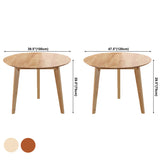 Simplicity Round Dining Site Table Solid Wood Dining Room Home Furniture Clearhalo ' dining_table' 'Dining Tables & Seating' 'Dining Tables' 'furn' 'furn_dining_table' 'Furniture' 'furniture_dining_table' 'Kitchen & Dining Furniture' 'kitchen&dining_furn' 'kitchen' 'kitchen_dining_table' 3885942