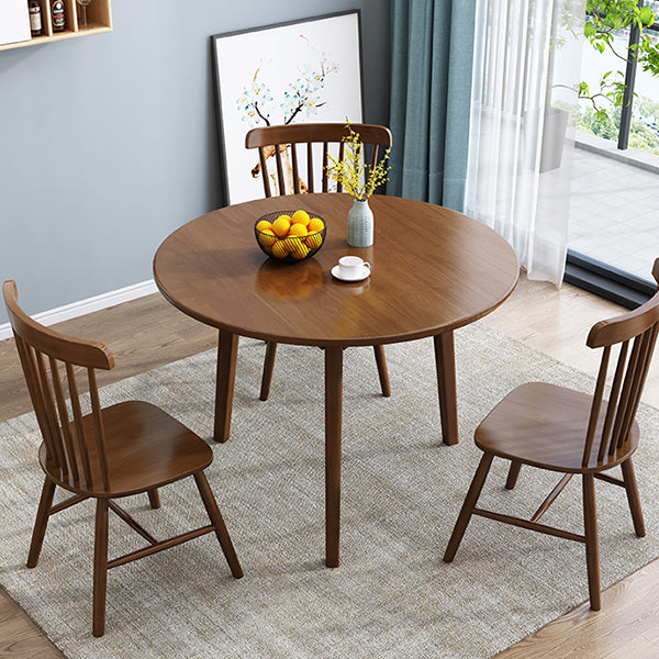 Simplicity Round Dining Site Table Solid Wood Dining Room Home Furniture Clearhalo ' dining_table' 'Dining Tables & Seating' 'Dining Tables' 'furn' 'furn_dining_table' 'Furniture' 'furniture_dining_table' 'Kitchen & Dining Furniture' 'kitchen&dining_furn' 'kitchen' 'kitchen_dining_table' 3885943