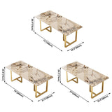 Metal Traditional Luxury Rectangular Table Sintered Stone Indoor Table with Sled Base Clearhalo ' dining_table' 'Dining Tables & Seating' 'Dining Tables' 'furn' 'furn_dining_table' 'Furniture' 'furniture_dining_table' 'Kitchen & Dining Furniture' 'kitchen&dining_furn' 'kitchen' 'kitchen_dining_table' 3885955