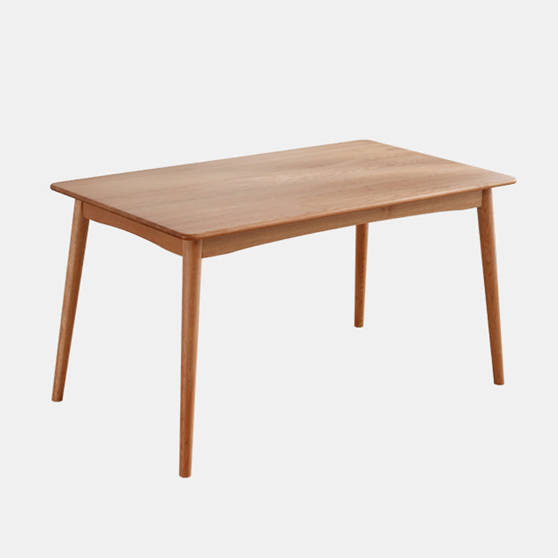 Modern Style 4 Legs Dining Table Solid Wood Dining Room Collection for Indoor Without Chairs Clearhalo ' dining_table' 'Dining Tables & Seating' 'Dining Tables' 'furn' 'furn_dining_table' 'Furniture' 'furniture_dining_table' 'Kitchen & Dining Furniture' 'kitchen&dining_furn' 'kitchen' 'kitchen_dining_table' 3885962