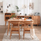 Modern Style 4 Legs Dining Table Solid Wood Dining Room Collection for Indoor Clearhalo ' dining_table' 'Dining Tables & Seating' 'Dining Tables' 'furn' 'furn_dining_table' 'Furniture' 'furniture_dining_table' 'Kitchen & Dining Furniture' 'kitchen&dining_furn' 'kitchen' 'kitchen_dining_table' 3885969