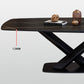 Rectangle Luxury Dining Table Four-Color Fixed Table with Sintered Stone Clearhalo ' dining_table' 'Dining Tables & Seating' 'Dining Tables' 'furn' 'furn_dining_table' 'Furniture' 'furniture_dining_table' 'Kitchen & Dining Furniture' 'kitchen&dining_furn' 'kitchen' 'kitchen_dining_table' 3886047