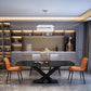 Rectangle Luxury Dining Table Four-Color Fixed Table with Sintered Stone Clearhalo ' dining_table' 'Dining Tables & Seating' 'Dining Tables' 'furn' 'furn_dining_table' 'Furniture' 'furniture_dining_table' 'Kitchen & Dining Furniture' 'kitchen&dining_furn' 'kitchen' 'kitchen_dining_table' 3886053