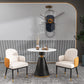 Traditional Luxury Sintered Stone Dinner Table White Round Table with Pedestal Base Clearhalo ' dining_table' 'Dining Tables & Seating' 'Dining Tables' 'furn' 'furn_dining_table' 'Furniture' 'furniture_dining_table' 'Kitchen & Dining Furniture' 'kitchen&dining_furn' 'kitchen' 'kitchen_dining_table' 3886062