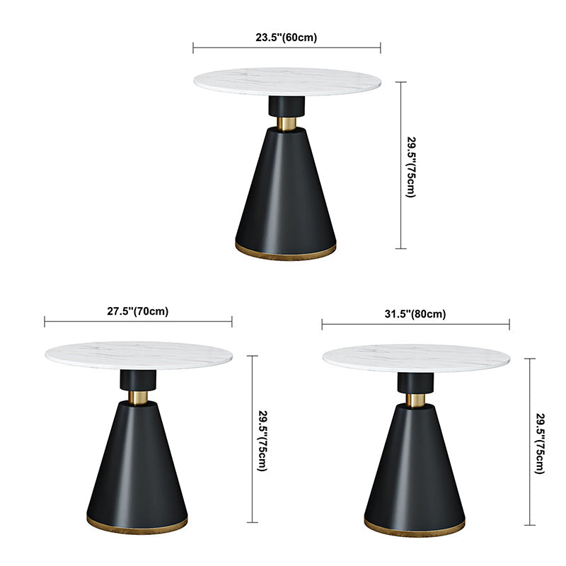 Traditional Luxury Sintered Stone Dinner Table White Round Table with Pedestal Base Clearhalo ' dining_table' 'Dining Tables & Seating' 'Dining Tables' 'furn' 'furn_dining_table' 'Furniture' 'furniture_dining_table' 'Kitchen & Dining Furniture' 'kitchen&dining_furn' 'kitchen' 'kitchen_dining_table' 3886063