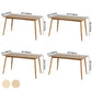 Rectangle Solid Wood Dining Table Modern Kitchen Indoor Table with 4 Legs Clearhalo ' dining_table' 'Dining Tables & Seating' 'Dining Tables' 'furn' 'furn_dining_table' 'Furniture' 'furniture_dining_table' 'Kitchen & Dining Furniture' 'kitchen&dining_furn' 'kitchen' 'kitchen_dining_table' 3886077