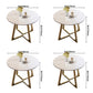 Traditional Luxury Sintered Stone Dinner Table White Round Table with Gold Frame Clearhalo ' dining_table' 'Dining Tables & Seating' 'Dining Tables' 'furn' 'furn_dining_table' 'Furniture' 'furniture_dining_table' 'Kitchen & Dining Furniture' 'kitchen&dining_furn' 'kitchen' 'kitchen_dining_table' 3886088