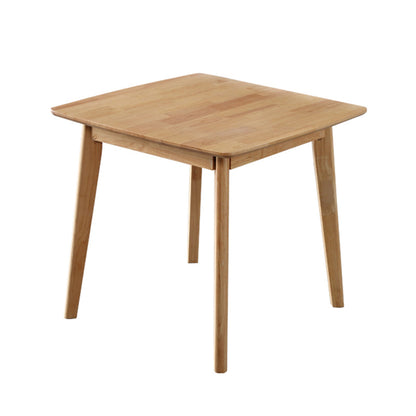 Square 4 Legs Industrial Dining Table Wood Color Fixed Table of Solid Wood Natural Without Chairs Clearhalo ' dining_table' 'Dining Tables & Seating' 'Dining Tables' 'furn' 'furn_dining_table' 'Furniture' 'furniture_dining_table' 'Kitchen & Dining Furniture' 'kitchen&dining_furn' 'kitchen' 'kitchen_dining_table' 3886134