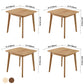 Square 4 Legs Industrial Dining Table Wood Color Fixed Table of Solid Wood Clearhalo ' dining_table' 'Dining Tables & Seating' 'Dining Tables' 'furn' 'furn_dining_table' 'Furniture' 'furniture_dining_table' 'Kitchen & Dining Furniture' 'kitchen&dining_furn' 'kitchen' 'kitchen_dining_table' 3886139