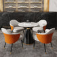 Traditional Luxury Sintered Stone Dining Room Table Round Pedestal Table Clearhalo ' dining_table' 'Dining Tables & Seating' 'Dining Tables' 'furn' 'furn_dining_table' 'Furniture' 'furniture_dining_table' 'Kitchen & Dining Furniture' 'kitchen&dining_furn' 'kitchen' 'kitchen_dining_table' 3886184