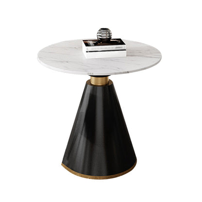 Traditional Luxury Sintered Stone Dining Room Table Round Pedestal Table Without Chairs Clearhalo ' dining_table' 'Dining Tables & Seating' 'Dining Tables' 'furn' 'furn_dining_table' 'Furniture' 'furniture_dining_table' 'Kitchen & Dining Furniture' 'kitchen&dining_furn' 'kitchen' 'kitchen_dining_table' 3886188