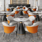 Traditional Luxury Sintered Stone Dining Room Table Round Pedestal Table Clearhalo ' dining_table' 'Dining Tables & Seating' 'Dining Tables' 'furn' 'furn_dining_table' 'Furniture' 'furniture_dining_table' 'Kitchen & Dining Furniture' 'kitchen&dining_furn' 'kitchen' 'kitchen_dining_table' 3886192