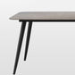 Simplicity Style Sintered Stone Dining Table 4 Legs Carbon Steel Base Rectangle Table for Home Clearhalo ' dining_table' 'Dining Tables & Seating' 'Dining Tables' 'furn' 'furn_dining_table' 'Furniture' 'furniture_dining_table' 'Kitchen & Dining Furniture' 'kitchen&dining_furn' 'kitchen' 'kitchen_dining_table' 3886203