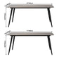 Simplicity Style Sintered Stone Dining Table 4 Legs Carbon Steel Base Rectangle Table for Home Clearhalo ' dining_table' 'Dining Tables & Seating' 'Dining Tables' 'furn' 'furn_dining_table' 'Furniture' 'furniture_dining_table' 'Kitchen & Dining Furniture' 'kitchen&dining_furn' 'kitchen' 'kitchen_dining_table' 3886206