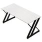 Rectangle Sintered Stone Two-Color Dining Table Simplicity Double Pedestal Table for Dining Room White Without Chairs Clearhalo ' dining_table' 'Dining Tables & Seating' 'Dining Tables' 'furn' 'furn_dining_table' 'Furniture' 'furniture_dining_table' 'Kitchen & Dining Furniture' 'kitchen&dining_furn' 'kitchen' 'kitchen_dining_table' 3886283