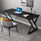 Rectangle Sintered Stone Two-Color Dining Table Simplicity Double Pedestal Table for Dining Room Clearhalo ' dining_table' 'Dining Tables & Seating' 'Dining Tables' 'furn' 'furn_dining_table' 'Furniture' 'furniture_dining_table' 'Kitchen & Dining Furniture' 'kitchen&dining_furn' 'kitchen' 'kitchen_dining_table' 3886290