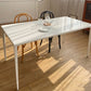 Casual Rectangle Shape Standard Dining Table Sintered Stone Dining Table for Kitchen White Without Chairs Clearhalo ' dining_table' 'Dining Tables & Seating' 'Dining Tables' 'furn' 'furn_dining_table' 'Furniture' 'furniture_dining_table' 'Kitchen & Dining Furniture' 'kitchen&dining_furn' 'kitchen' 'kitchen_dining_table' 3886293