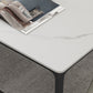 Casual Rectangle Shape Standard Dining Table Sintered Stone Dining Table for Kitchen Clearhalo ' dining_table' 'Dining Tables & Seating' 'Dining Tables' 'furn' 'furn_dining_table' 'Furniture' 'furniture_dining_table' 'Kitchen & Dining Furniture' 'kitchen&dining_furn' 'kitchen' 'kitchen_dining_table' 3886301
