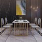 Metal Traditional Luxury Rectangle Table Sintered Stone Table for Kitchen Clearhalo ' dining_table' 'Dining Tables & Seating' 'Dining Tables' 'furn' 'furn_dining_table' 'Furniture' 'furniture_dining_table' 'Kitchen & Dining Furniture' 'kitchen&dining_furn' 'kitchen' 'kitchen_dining_table' 3886307