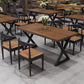 Industrial Solid Wood Dinner Room Kitchen Table Sled Base Table for Dining Room Clearhalo ' dining_table' 'Dining Tables & Seating' 'Dining Tables' 'furn' 'furn_dining_table' 'Furniture' 'furniture_dining_table' 'Kitchen & Dining Furniture' 'kitchen&dining_furn' 'kitchen' 'kitchen_dining_table' 3886322