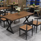 Industrial Solid Wood Dinner Room Kitchen Table Sled Base Table for Dining Room Clearhalo ' dining_table' 'Dining Tables & Seating' 'Dining Tables' 'furn' 'furn_dining_table' 'Furniture' 'furniture_dining_table' 'Kitchen & Dining Furniture' 'kitchen&dining_furn' 'kitchen' 'kitchen_dining_table' 3886325