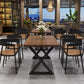 Industrial Solid Wood Dinner Room Kitchen Table Sled Base Table for Dining Room Clearhalo ' dining_table' 'Dining Tables & Seating' 'Dining Tables' 'furn' 'furn_dining_table' 'Furniture' 'furniture_dining_table' 'Kitchen & Dining Furniture' 'kitchen&dining_furn' 'kitchen' 'kitchen_dining_table' 3886326