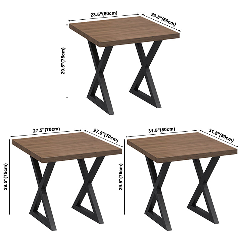 Industrial Solid Wood Dinner Room Kitchen Table Sled Base Table for Dining Room Clearhalo ' dining_table' 'Dining Tables & Seating' 'Dining Tables' 'furn' 'furn_dining_table' 'Furniture' 'furniture_dining_table' 'Kitchen & Dining Furniture' 'kitchen&dining_furn' 'kitchen' 'kitchen_dining_table' 3886329