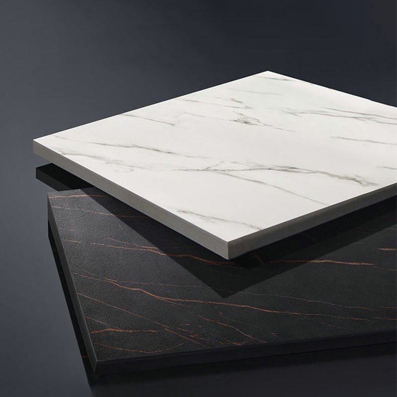 Rectangle Minimalist Dining Table White Tone Fixed Table of Sintered Stone Clearhalo ' dining_table' 'Dining Tables & Seating' 'Dining Tables' 'furn' 'furn_dining_table' 'Furniture' 'furniture_dining_table' 'Kitchen & Dining Furniture' 'kitchen&dining_furn' 'kitchen' 'kitchen_dining_table' 3886341