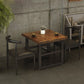 Industrial Solid Wood Dining Table Trestle Base Dining Site Table for Home Clearhalo ' dining_table' 'Dining Tables & Seating' 'Dining Tables' 'furn' 'furn_dining_table' 'Furniture' 'furniture_dining_table' 'Kitchen & Dining Furniture' 'kitchen&dining_furn' 'kitchen' 'kitchen_dining_table' 3886348