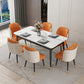 Metal Traditional Luxury Rectangle Table Sintered Stone Table with 4 Legs Clearhalo ' dining_table' 'Dining Tables & Seating' 'Dining Tables' 'furn' 'furn_dining_table' 'Furniture' 'furniture_dining_table' 'Kitchen & Dining Furniture' 'kitchen&dining_furn' 'kitchen' 'kitchen_dining_table' 3886364