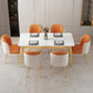 Metal Traditional Luxury Rectangle Table Sintered Stone Table with 4 Legs Clearhalo ' dining_table' 'Dining Tables & Seating' 'Dining Tables' 'furn' 'furn_dining_table' 'Furniture' 'furniture_dining_table' 'Kitchen & Dining Furniture' 'kitchen&dining_furn' 'kitchen' 'kitchen_dining_table' 3886372
