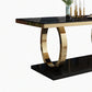 Traditional Luxury Marble Dining Table Rectangle Table with Metal Pedestal Clearhalo ' dining_table' 'Dining Tables & Seating' 'Dining Tables' 'furn' 'furn_dining_table' 'Furniture' 'furniture_dining_table' 'Kitchen & Dining Furniture' 'kitchen&dining_furn' 'kitchen' 'kitchen_dining_table' 3886426