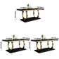 Traditional Luxury Marble Dining Table Rectangle Table with Metal Pedestal Clearhalo ' dining_table' 'Dining Tables & Seating' 'Dining Tables' 'furn' 'furn_dining_table' 'Furniture' 'furniture_dining_table' 'Kitchen & Dining Furniture' 'kitchen&dining_furn' 'kitchen' 'kitchen_dining_table' 3886428