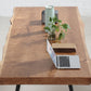 Rectangle Shape 4 Legs Industrial Dining Table Wood Color Fixed Table of Solid Wood Clearhalo ' dining_table' 'Dining Tables & Seating' 'Dining Tables' 'furn' 'furn_dining_table' 'Furniture' 'furniture_dining_table' 'Kitchen & Dining Furniture' 'kitchen&dining_furn' 'kitchen' 'kitchen_dining_table' 3886449
