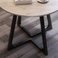 Traditional Luxury Round Dining Room Table Sintered Stone Table with Double Pedestal Clearhalo ' dining_table' 'Dining Tables & Seating' 'Dining Tables' 'furn' 'furn_dining_table' 'Furniture' 'furniture_dining_table' 'Kitchen & Dining Furniture' 'kitchen&dining_furn' 'kitchen' 'kitchen_dining_table' 3886476
