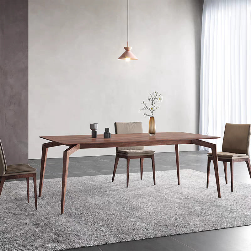 Rectangle Ash Wood Table Modern Dining Table with 4 Legs for Restaurant Clearhalo ' dining_table' 'Dining Tables & Seating' 'Dining Tables' 'furn' 'furn_dining_table' 'Furniture' 'furniture_dining_table' 'Kitchen & Dining Furniture' 'kitchen&dining_furn' 'kitchen' 'kitchen_dining_table' 3886508