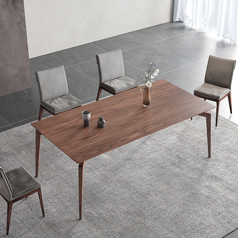 Rectangle Ash Wood Table Modern Dining Table with 4 Legs for Restaurant Clearhalo ' dining_table' 'Dining Tables & Seating' 'Dining Tables' 'furn' 'furn_dining_table' 'Furniture' 'furniture_dining_table' 'Kitchen & Dining Furniture' 'kitchen&dining_furn' 'kitchen' 'kitchen_dining_table' 3886509