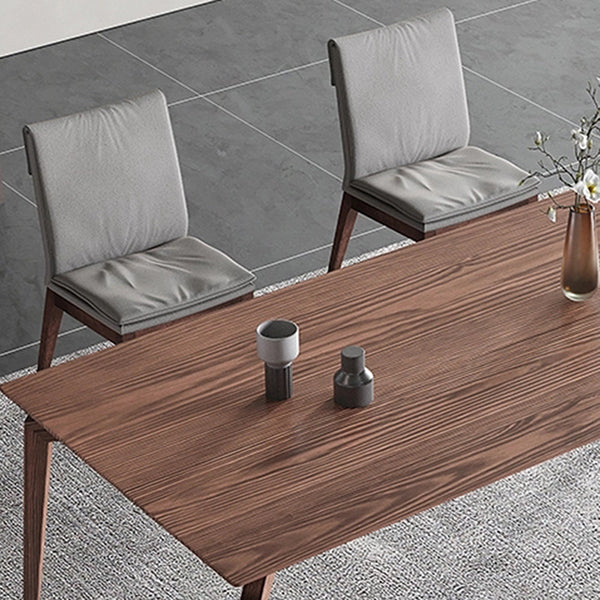 Rectangle Ash Wood Table Modern Dining Table with 4 Legs for Restaurant Clearhalo ' dining_table' 'Dining Tables & Seating' 'Dining Tables' 'furn' 'furn_dining_table' 'Furniture' 'furniture_dining_table' 'Kitchen & Dining Furniture' 'kitchen&dining_furn' 'kitchen' 'kitchen_dining_table' 3886514